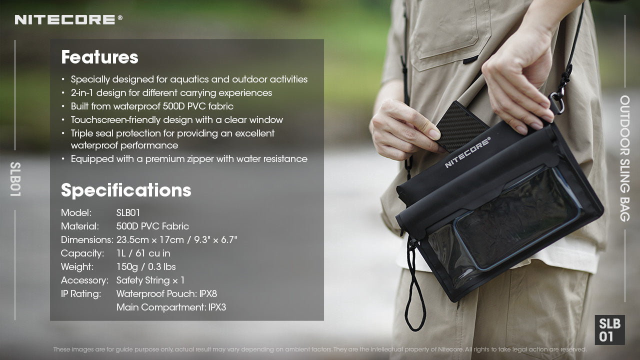Nitecore - SLB01 Waterproof Sling Bag