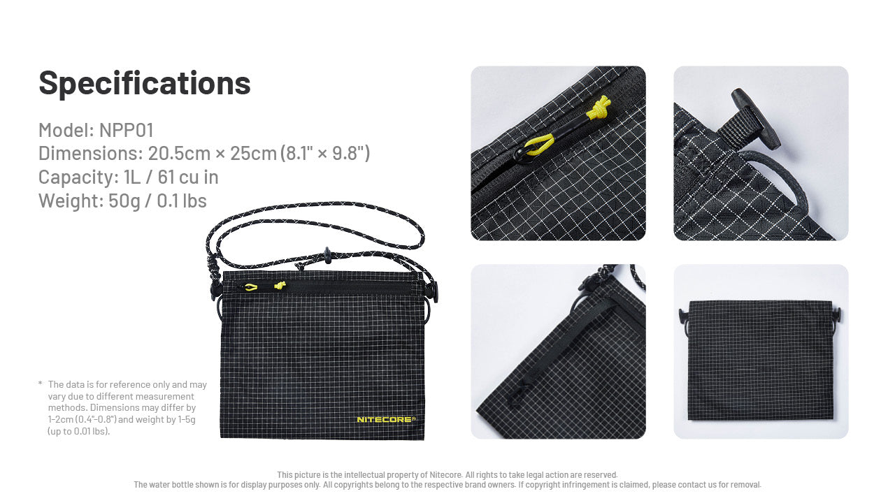 Nitecore - NPP01 1L Sacoche Bag