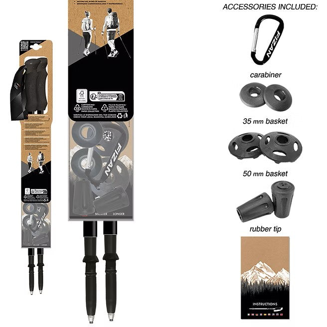 Fizan - Compact 3 Trekking Poles