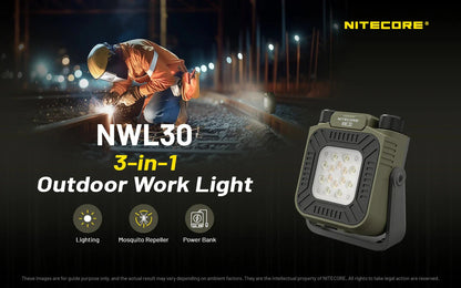 Nitecore - NWL30 3-in-1 Outdoor Lantern with Mosquito Repeller and Power Bank Functions